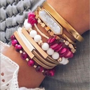 ✨JUST IN✨ Natural Stones & Druzy Stone Bracelets